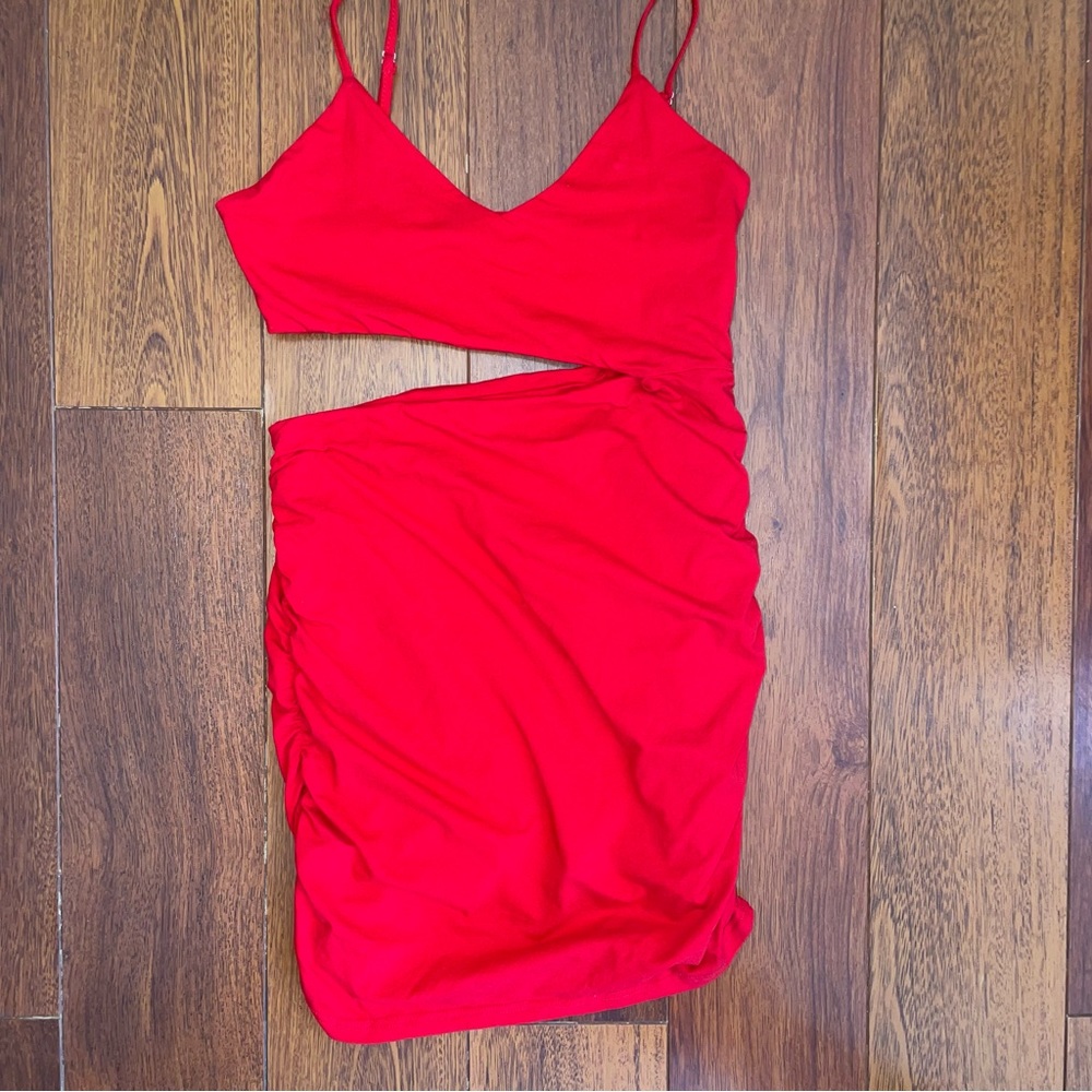 Superdown Ruched Mini Dress - Picture 4 of 5